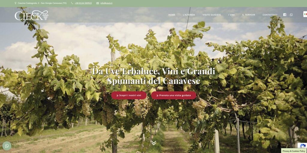 Vino Erbaluce di Caluso, produttore Cieck
