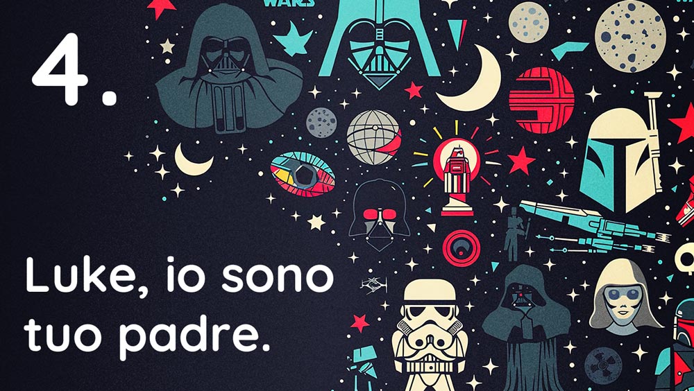 Effetto mandela in Star Wars.
"Luke io sono tuo padre"